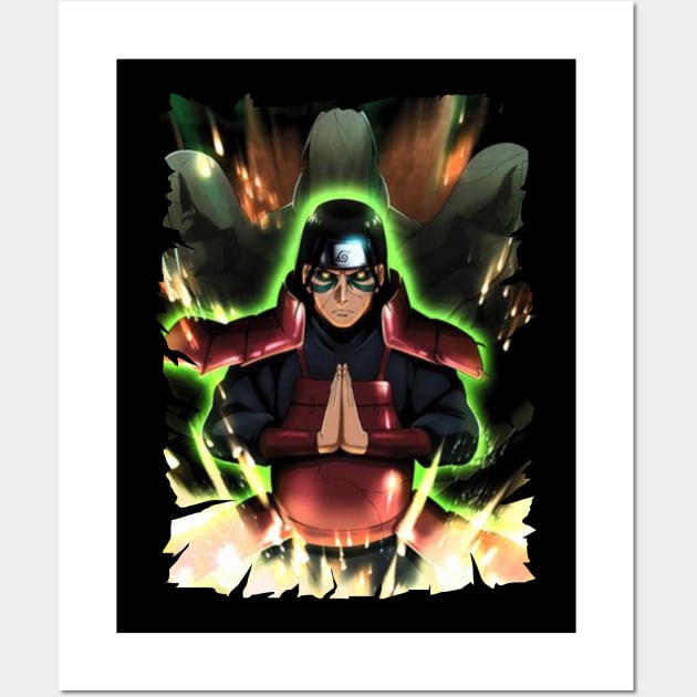 HASHIRAMA SENJU ANIME MERCHANDISE Wall Art by julii.draws